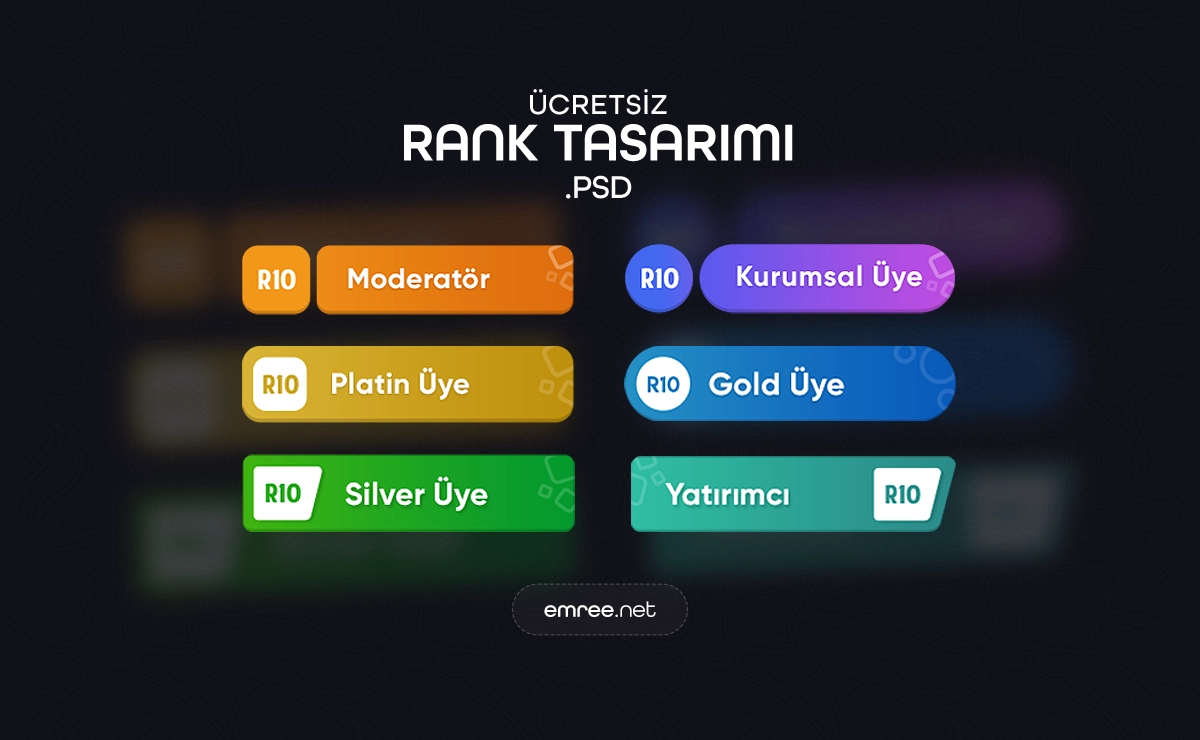 Ücretsiz Rank Tasarımı